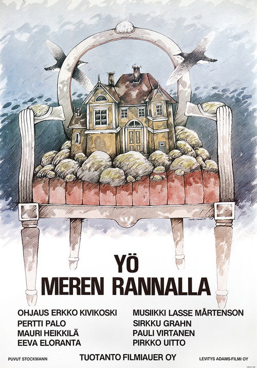 Yö meren rannalla постер