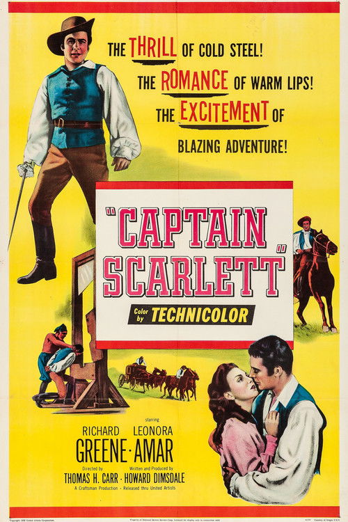 Captain Scarlett постер
