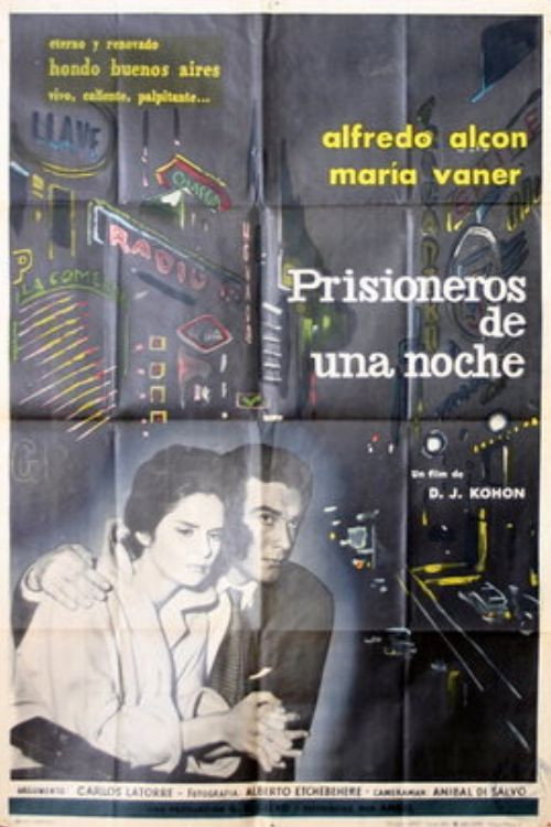 Prisioneros de una noche постер