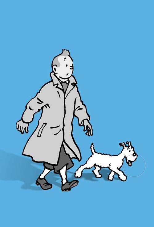 Les Aventures de Tintin, d'après Hergé постер