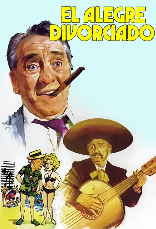 El alegre divorciado постер