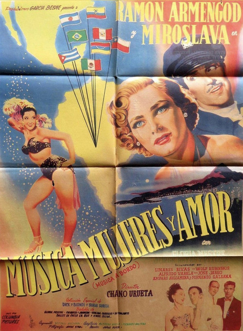 Música, mujeres y amor постер
