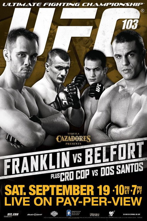 UFC 103: Franklin vs. Belfort постер
