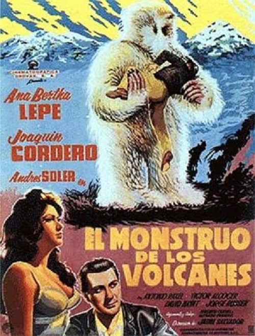 El monstruo de los volcanes постер