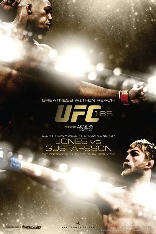 UFC 165: Jones vs. Gustafsson постер