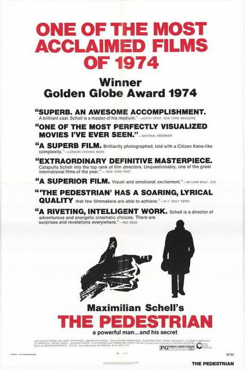 Пешеход постер