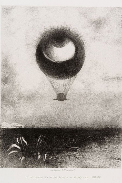 Odilon Redon or The Eye Like a Strange Balloon Mounts Toward Infinity постер