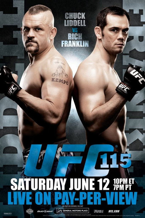 UFC 115: Liddell vs. Franklin постер