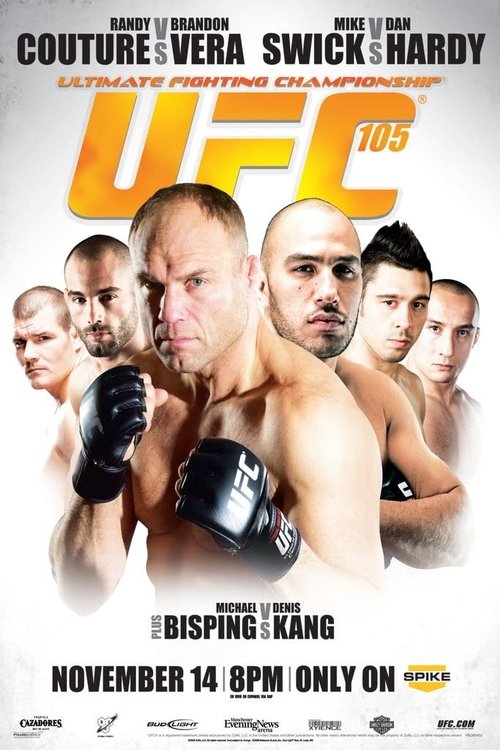 UFC 105: Couture vs. Vera постер