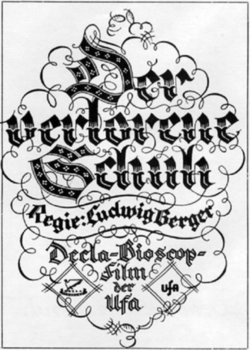 Der verlorene Schuh постер