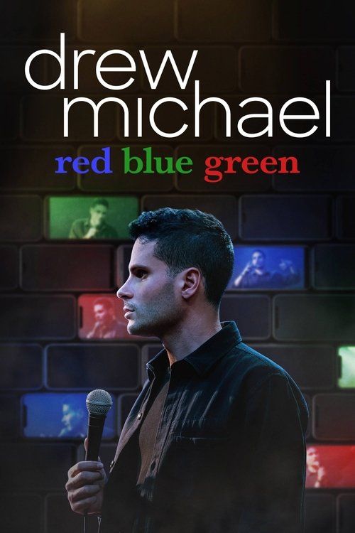 drew michael: red blue green постер