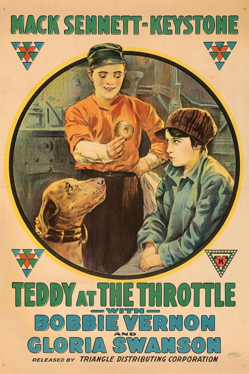 Teddy at the Throttle постер