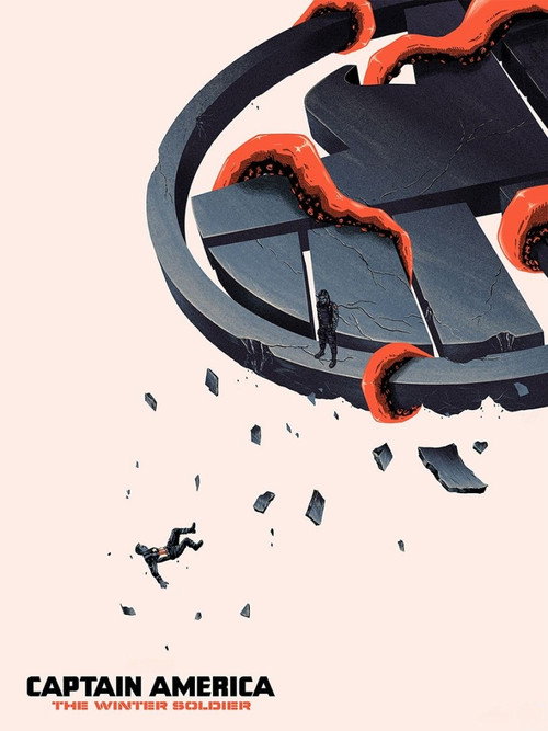 Captain America: The Winter Soldier постер