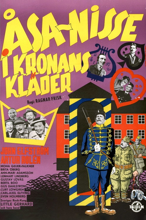 Åsa-Nisse i kronans kläder постер