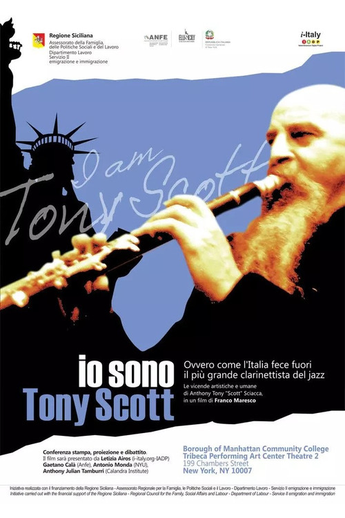 Io sono Tony Scott, ovvero come l'Italia fece fuori il più grande clarinettista del jazz постер