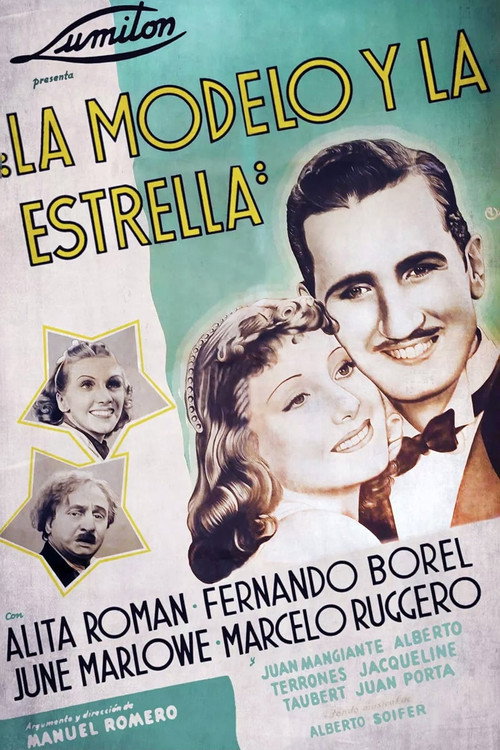 La modelo y la estrella постер