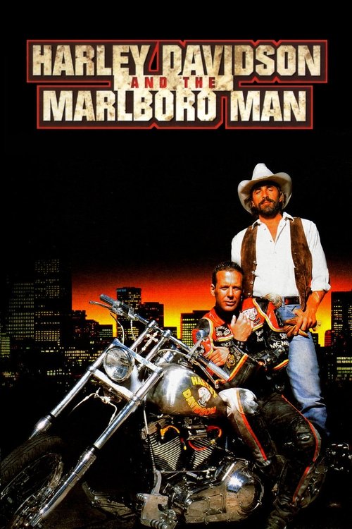Harley Davidson and the Marlboro Man постер