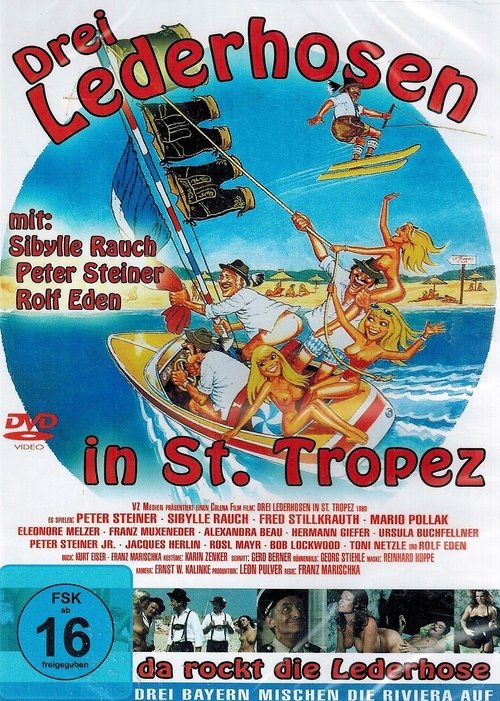 Three Lederhosen in St. Tropez постер