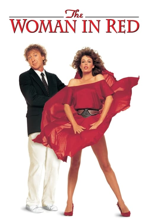 Женщина в красном постер