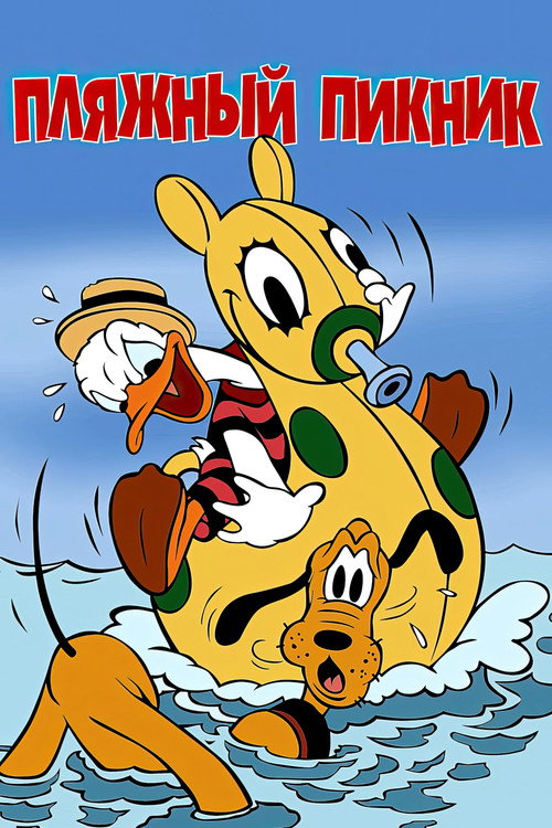 Пляжный пикник постер
