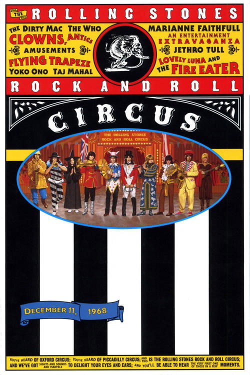 The Rolling Stones Rock and Roll Circus постер