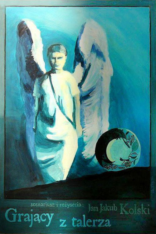 Grający z talerza постер