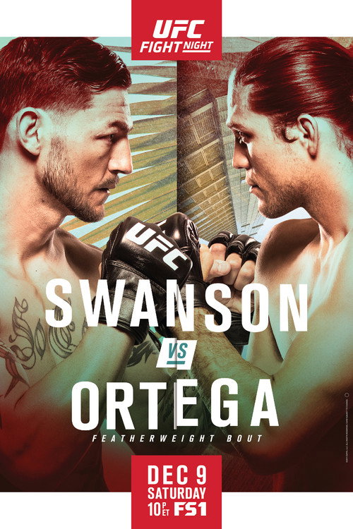 UFC Fight Night 123: Swanson vs. Ortega постер