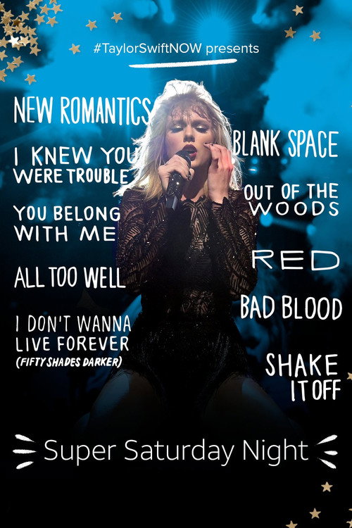 Taylor Swift: Super Saturday Night Show постер