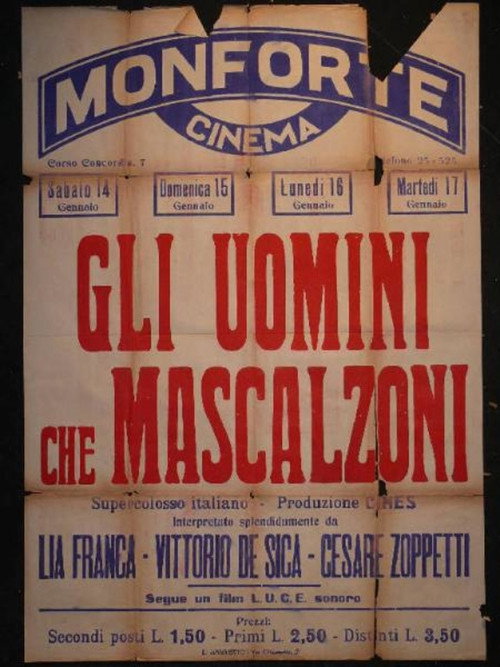Gli uomini, che mascalzoni... постер