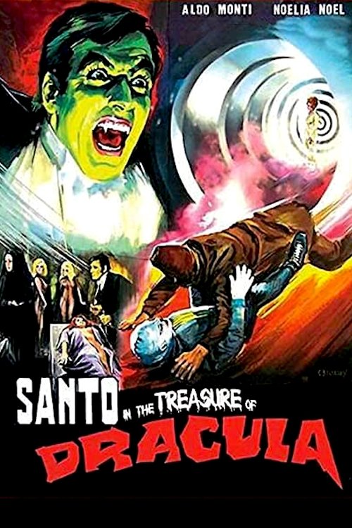 Santo en El tesoro de Drácula постер