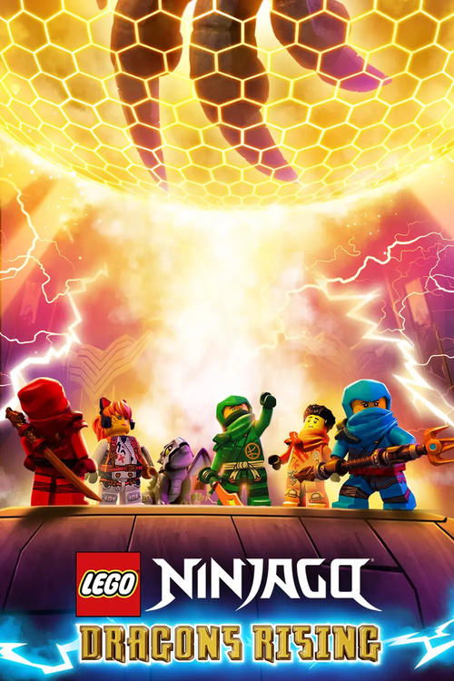 LEGO Ninjago: Dragons Rising постер