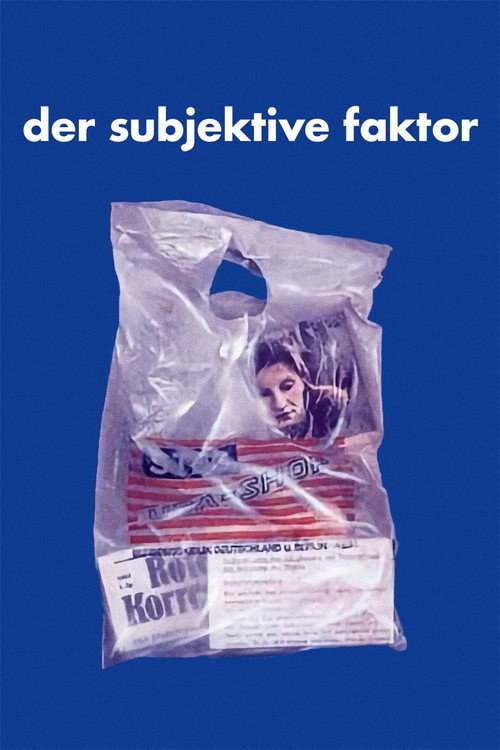 Der subjektive Faktor постер