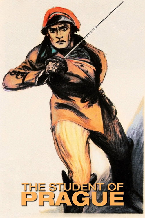 Пражский студент постер