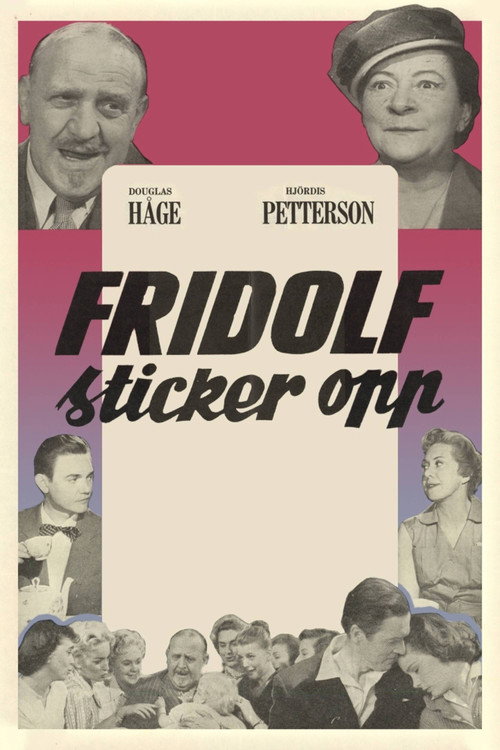 Fridolf sticker opp! постер