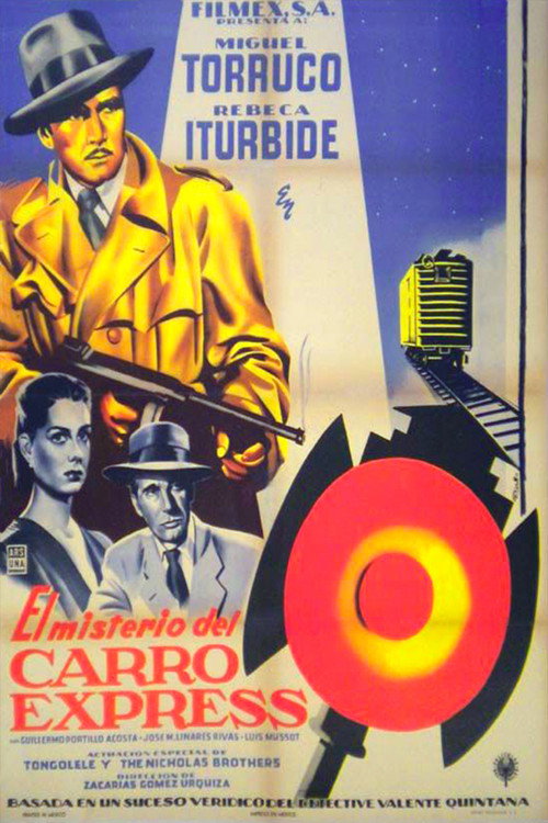 El misterio del carro express постер