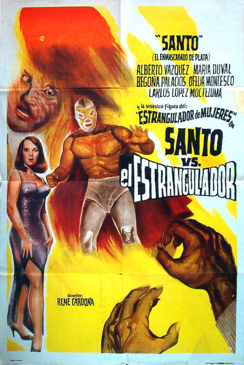Santo vs. el estrangulador постер