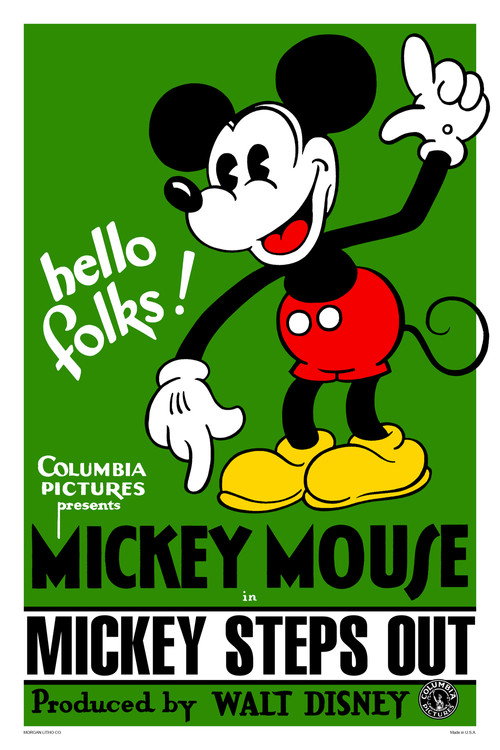 Mickey Steps Out постер
