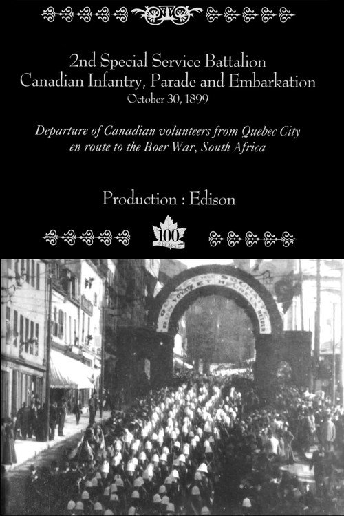 2nd Special Service Battalion, Canadian Infantry, Parade and Embarkation постер