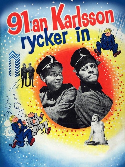 91:an Karlsson rycker in постер