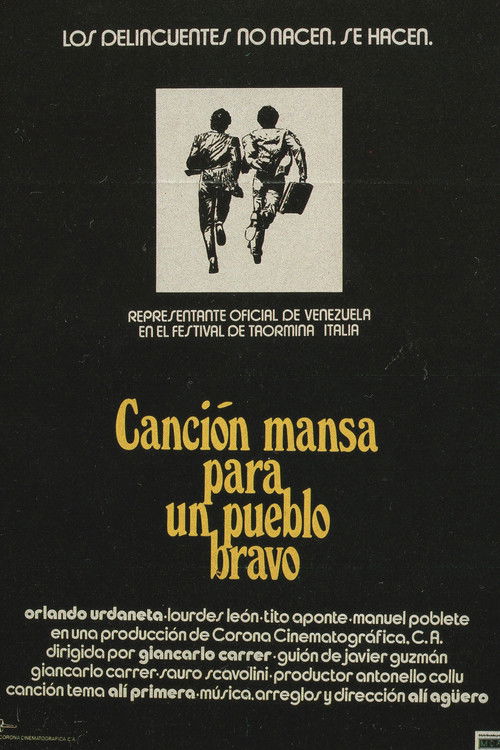Canción mansa para un pueblo bravo постер