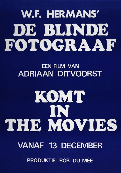 De blinde fotograaf постер