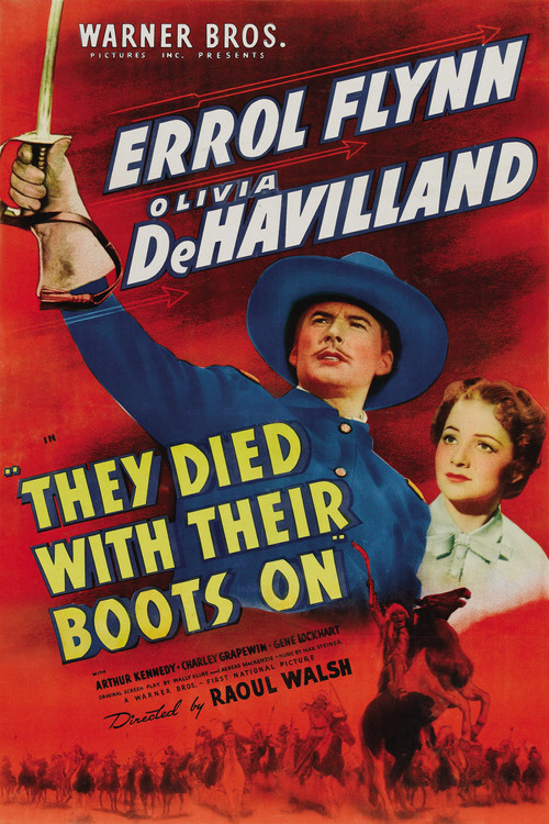 They Died with Their Boots On постер