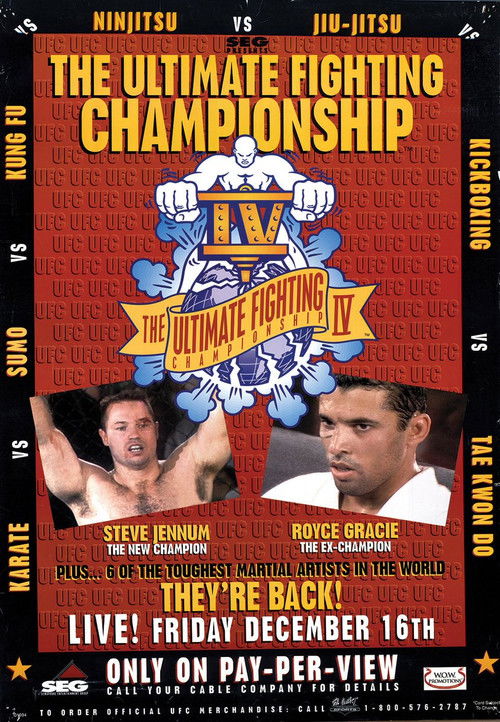 UFC 4: Revenge of the Warriors постер