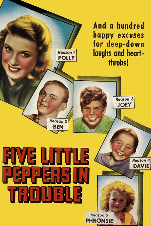 Five Little Peppers in Trouble постер