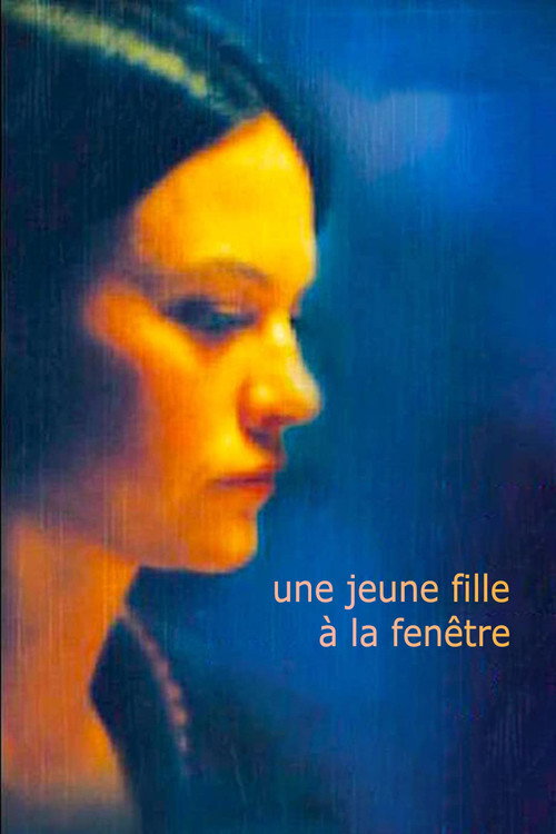 Une jeune fille à la fenêtre постер