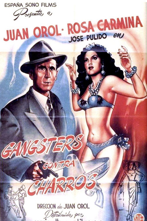 Gángsters contra charros постер
