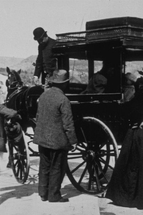 Départ en voiture постер