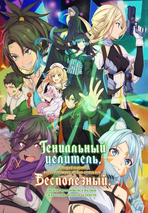 Гениальный целитель, который исцелял в одно мгновение, но был изгнан как бесполезный, теперь наслаждается жизнью в качестве тёмного целителя постер