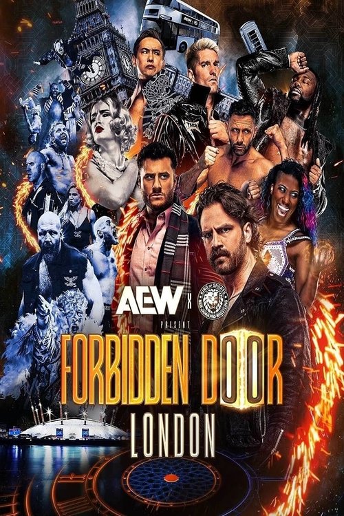 AEW x NJPW: Forbidden Door 2025 постер