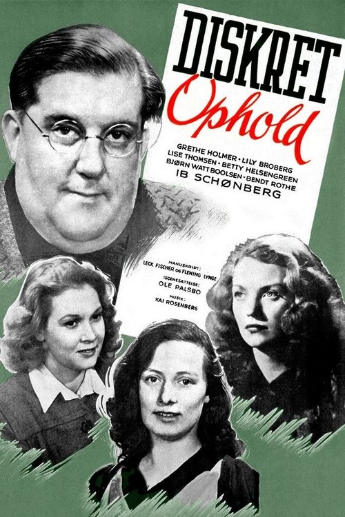 Diskret ophold постер